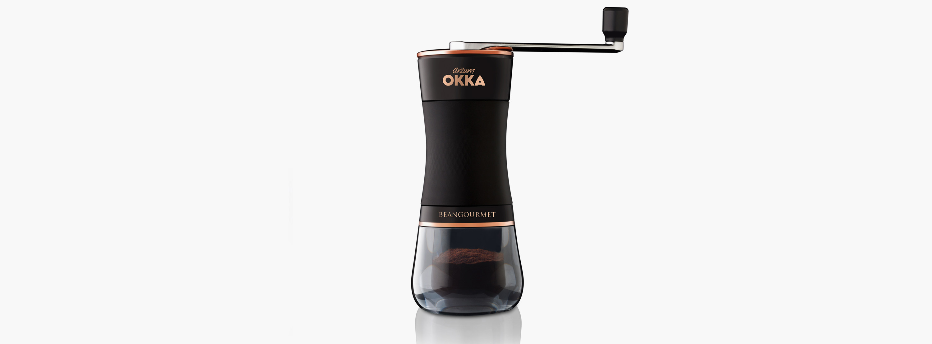 Arzum OK003 OKKA BEANGOURMET Manual Coffee Grinder Black-copper Medium 