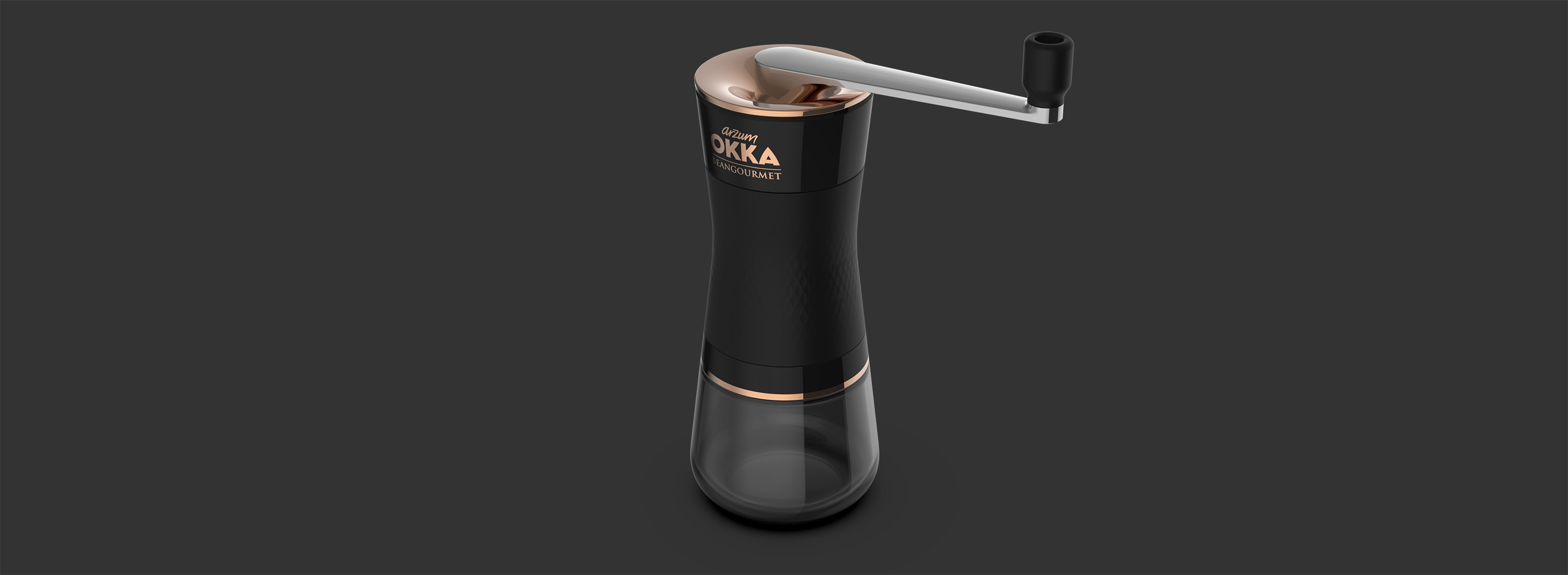 Arzum Okka Beangourmet Coffee Grinder Design Rendering