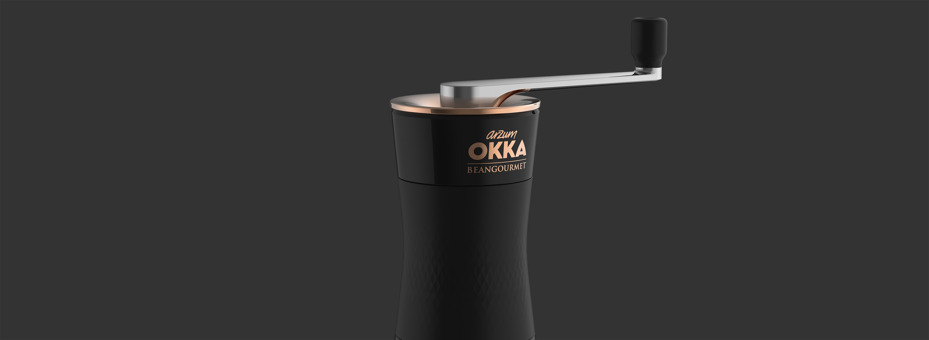 Arzum Okka Beangourmet Coffee Grinder Design Rendering