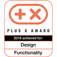 Plus X Award 2018 for Design & Functionality