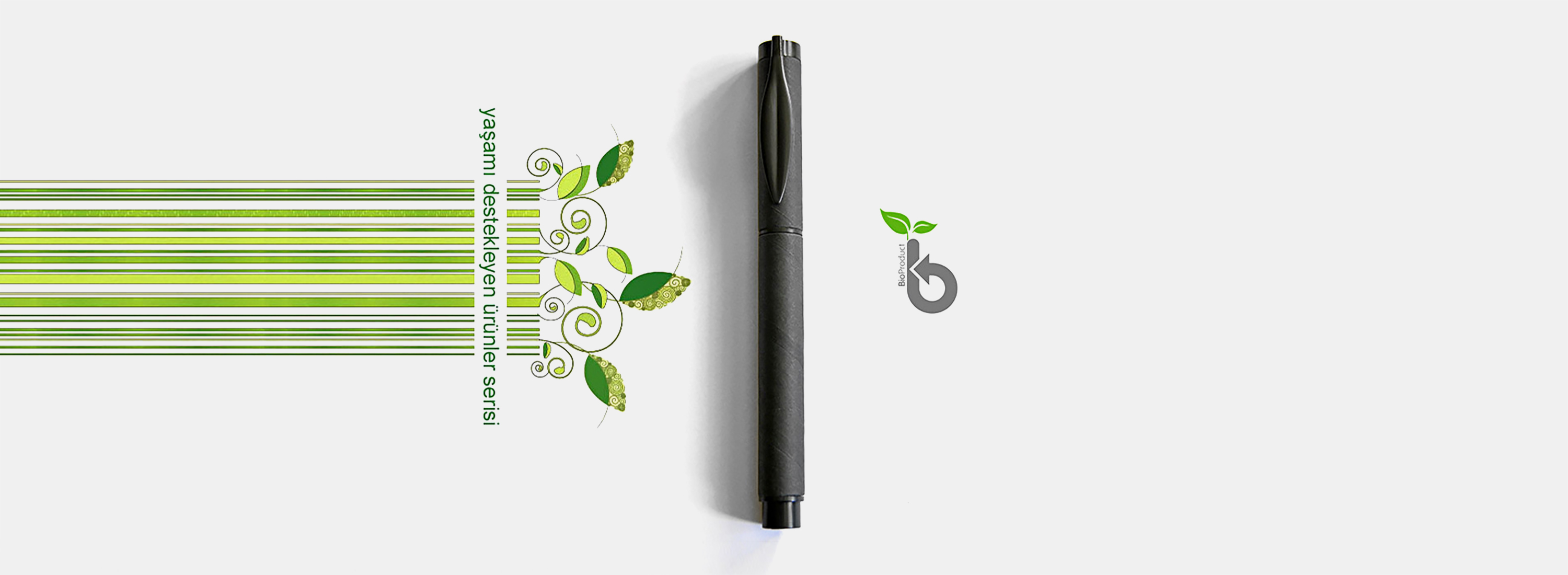 Steppen Biopen Biodegradable Pen Graphics Design