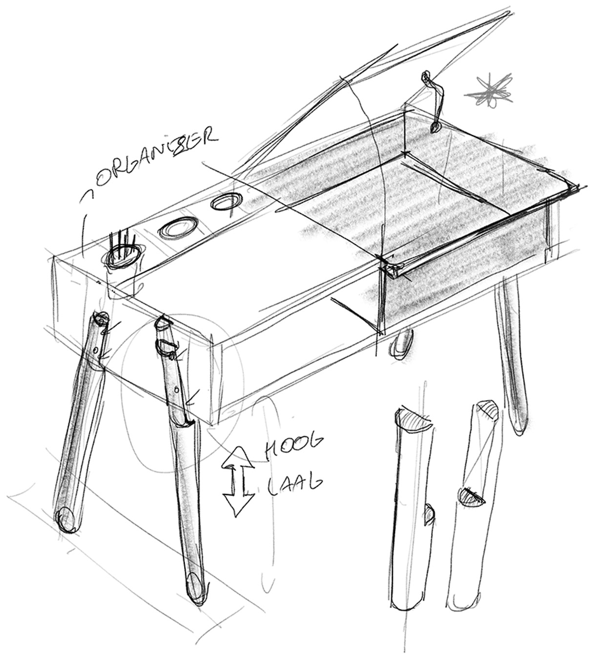 Timmer Atelje Kids Furniture Design Ideation Sketches